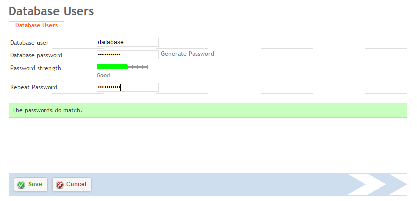 Create Database Account